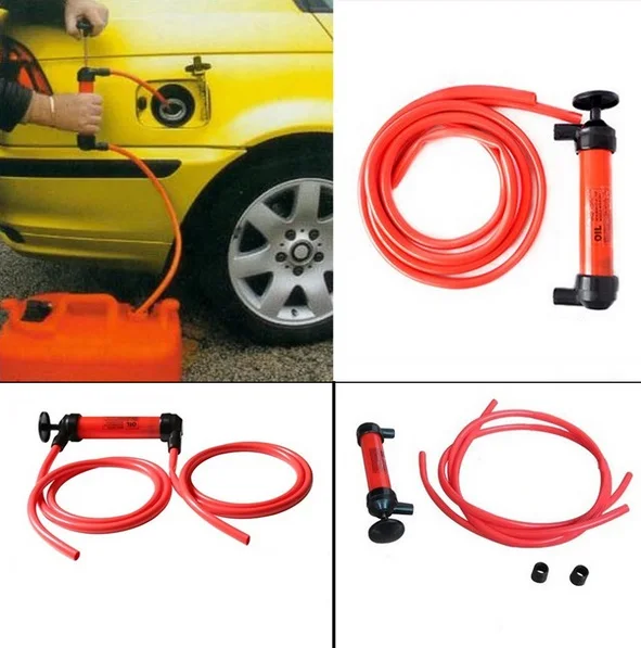 Multi Use Transfer Hand Pump Siphon Oil Gas Water Air Manual Plunger