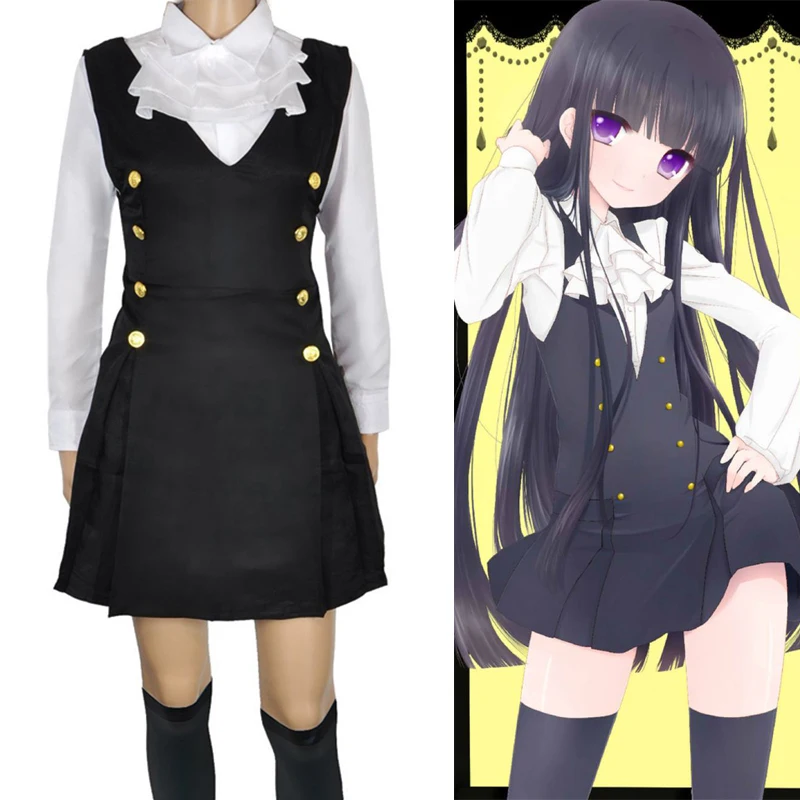 Anime Inu x Boku SS Cosplay costume Shirakiin Ririchiyo Girl Uniform Dress Skirt Women Uniform Clofree European size
Anime Inu x Boku SS Cosplay costume Shirakiin Ririchiyo Girl Uniform Dress Skirt Women Uniform Clofree European size