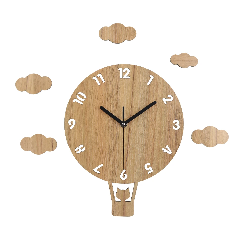 New MDF Wooden Carton Wall Clock Slient Vintage Clock Balloon Art Watch Home Decor Horloge Mural Gift for Kids Room
New MDF Wooden Carton Wall Clock Slient Vintage Clock Balloon Art Watch Home Decor Horloge Mural Gift for Kids Room