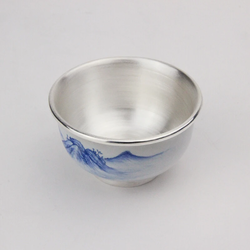 High grade 999Silver Products Hand made Cloisonne Tasting cup Kung Fu Teacup gift for family and friends kitchen office tea set
High grade 999Silver Products Hand made Cloisonne Tasting cup Kung Fu Teacup gift for family and friends kitchen office tea set