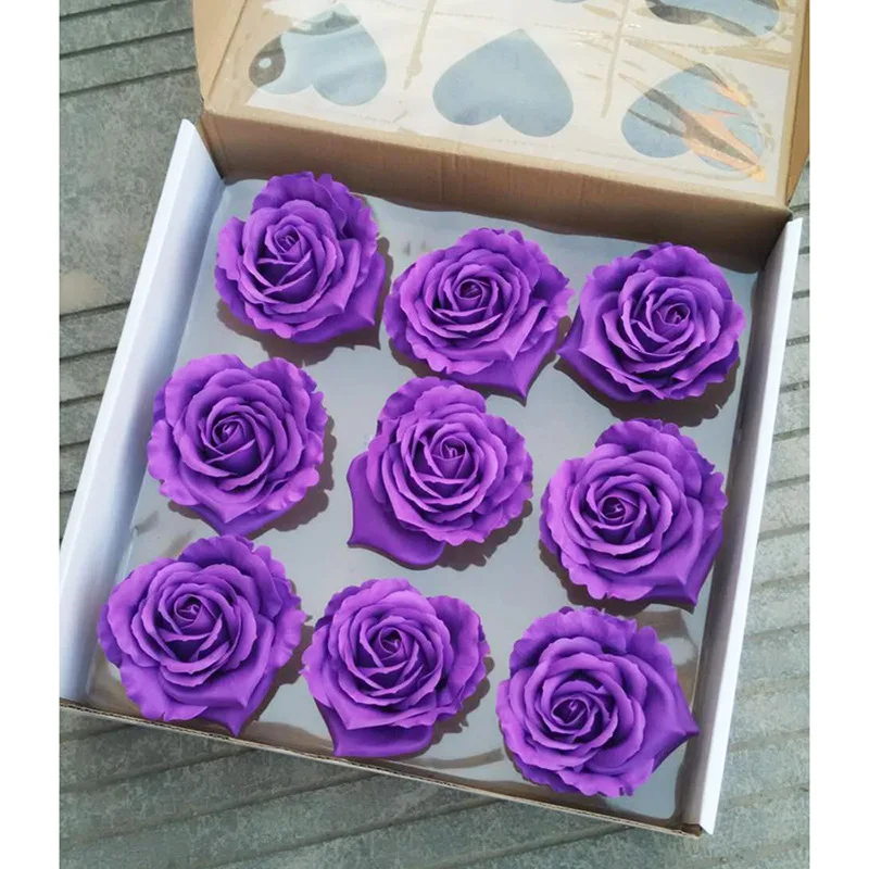 9pcs Artificial Flowers Soap Rose Flower Head Gift Box Love-shaped Valentine's Day Mother's Day Wedding Gifts Body Bath Flowers
9pcs Artificial Flowers Soap Rose Flower Head Gift Box Love-shaped Valentine's Day Mother's Day Wedding Gifts Body Bath Flowers