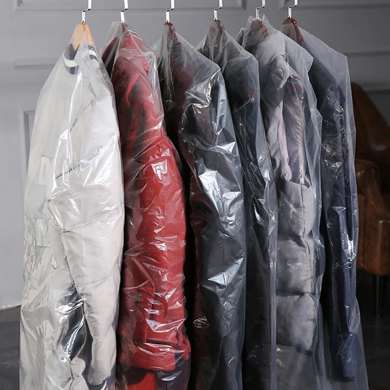 Disposable Transparent Dustproof Cover Plastic Hanging Bag for Clothes Garment Costum Suit Coat Protector Thickness 0.06mm AC027
Disposable Transparent Dustproof Cover Plastic Hanging Bag for Clothes Garment Costum Suit Coat Protector Thickness 0.06mm AC027