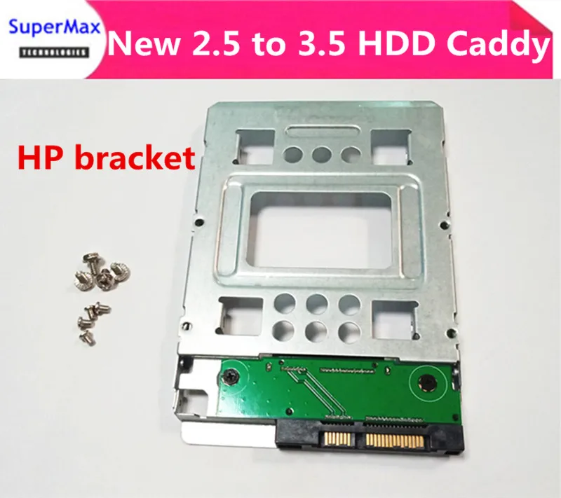 Free Shipping 2.5" SSD to 3.5" SATA adapter Tray Converter SAS HDD Bracket Caddy HP 654540-001, free shipping
Free Shipping 2.5" SSD to 3.5" SATA adapter Tray Converter SAS HDD Bracket Caddy HP 654540-001, free shipping