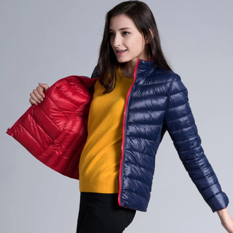 2017 Winter Womens Two Side White Duck Down Jacket Warm Winter Coats Parkas Lightweight Down Jackets plus size outerwear QH0874
2017 Winter Womens Two Side White Duck Down Jacket Warm Winter Coats Parkas Lightweight Down Jackets plus size outerwear QH0874