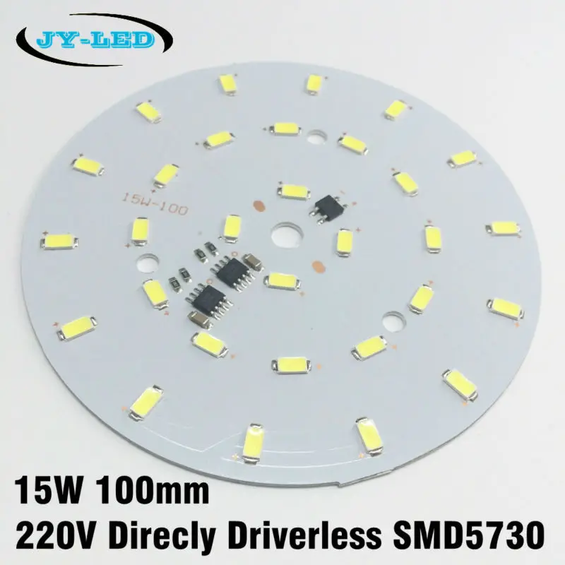 15 Вт LED PCB 100 мм Диаметр SMD 5730 диммируемая Панель AC 220 В непосредственно интегрированный ic драйвер алюминиевая Базовая пластина
15 Вт LED PCB 100 мм Диаметр SMD 5730 диммируемая Панель AC 220 В непосредственно интегрированный ic драйвер алюминиевая Базовая пластина