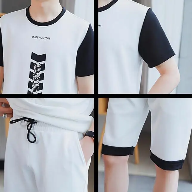 Rlyaeiz New Tracksuit Men Sweat Suit 2018 Summer Men's Color Patchwork Letter Printed Tshirts + Shorts Sets Male Sporting Suits
Rlyaeiz New Tracksuit Men Sweat Suit 2018 Summer Men's Color Patchwork Letter Printed Tshirts + Shorts Sets Male Sporting Suits