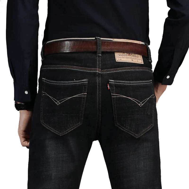 2018 New Mens Winter Denim Pants Thick Fleece Jeans Stretch Warm Denim Jeans For Men Designer Slim Fit Pants Black Blue Jeans
2018 New Mens Winter Denim Pants Thick Fleece Jeans Stretch Warm Denim Jeans For Men Designer Slim Fit Pants Black Blue Jeans