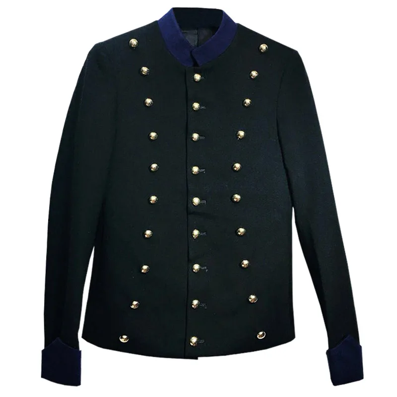 S-XXL! Plus-size singer's costume 2019 Blue collared button-down decorated suit British style nightclub stage slim suit
S-XXL! Plus-size singer's costume 2019 Blue collared button-down decorated suit British style nightclub stage slim suit