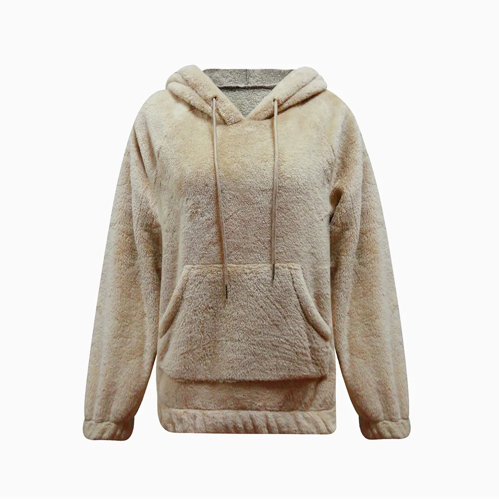 2019 New Pocket Fluffy Warm Hoodies Women Clothes Sweatshirt Harajuku Fashion Casual Flannel Hooded Sweatshirt Female Tops
2019 New Pocket Fluffy Warm Hoodies Women Clothes Sweatshirt Harajuku Fashion Casual Flannel Hooded Sweatshirt Female Tops