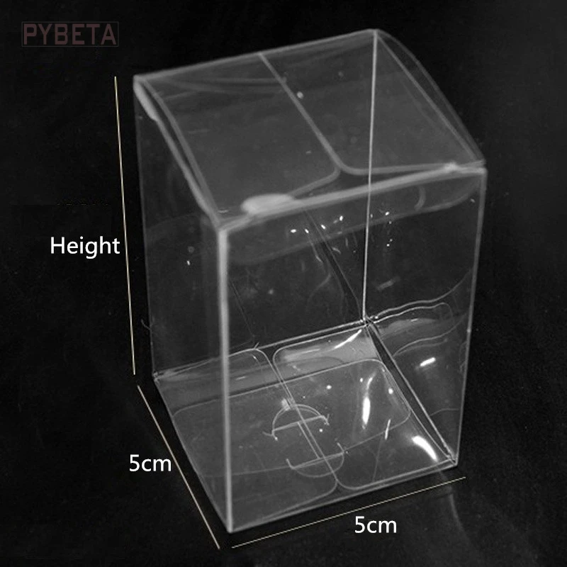50pcs- 5*5*Height Transparent Plastic Box Clear PVC Packaging Box Toy Candle Craft Gift Displays Boxes
50pcs- 5*5*Height Transparent Plastic Box Clear PVC Packaging Box Toy Candle Craft Gift Displays Boxes