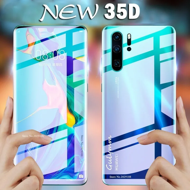 35D Front And Back Full Cover Soft Hydrogel Film On The For Huawei P20 Pro P40 P30 Mate 20 Honor 10 20 8X Lite Screen Protector
35D Front And Back Full Cover Soft Hydrogel Film On The For Huawei P20 Pro P40 P30 Mate 20 Honor 10 20 8X Lite Screen Protector