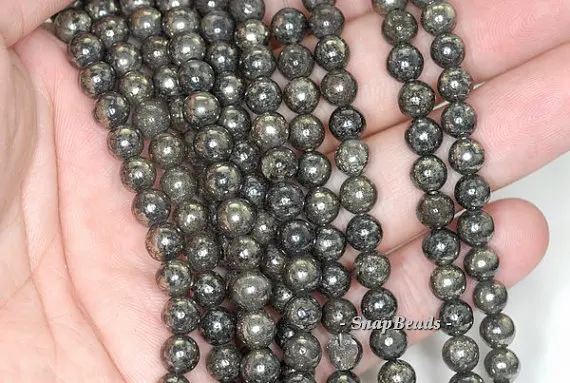 6mm Iron Pyrite Intrusion Gemstone Round 6mm Loose Beads 15.5 inch Full Strand (90187841-421)
6mm Iron Pyrite Intrusion Gemstone Round 6mm Loose Beads 15.5 inch Full Strand (90187841-421)