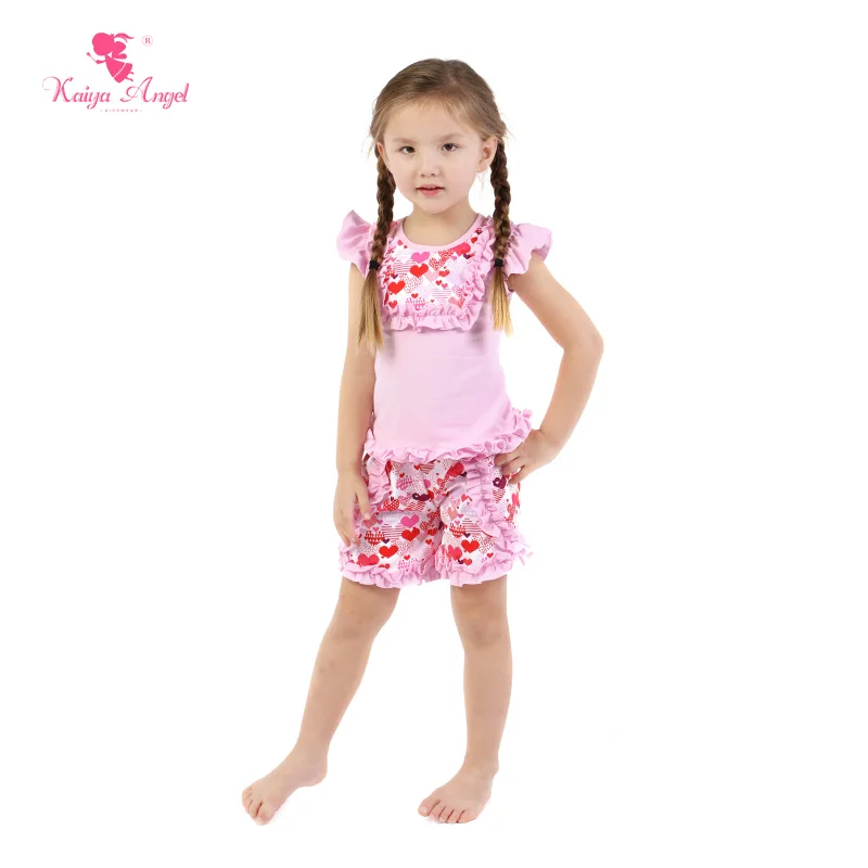 Kaiya Angel Valentine's Day Children Clothing 1 Piece Pink Bird Girls Tee Shirt Shorts Clothes Set for Kids Factory Wholesale
Kaiya Angel Valentine's Day Children Clothing 1 Piece Pink Bird Girls Tee Shirt Shorts Clothes Set for Kids Factory Wholesale