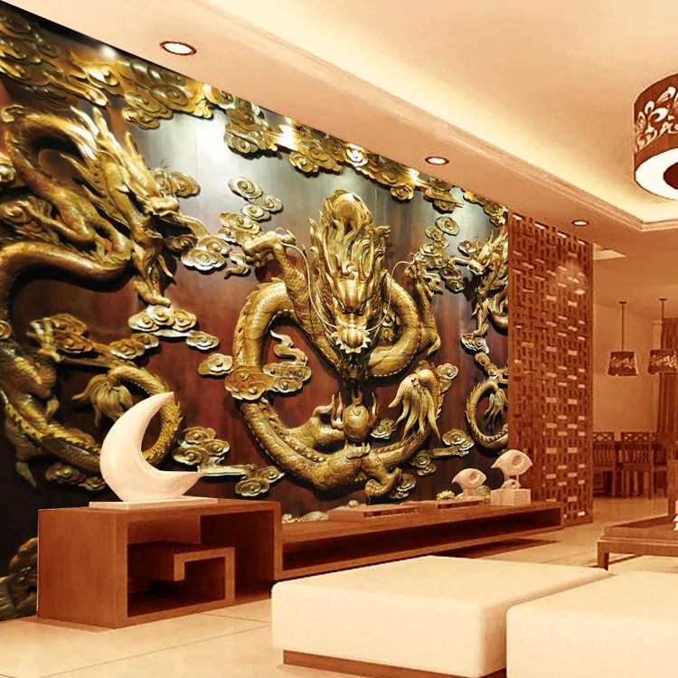 Custom 3D Wallpaper Wood carving Dragon Photo wallpaper Chinese style Wall Murals Art Room decor Bedroom Living room Office Home
Custom 3D Wallpaper Wood carving Dragon Photo wallpaper Chinese style Wall Murals Art Room decor Bedroom Living room Office Home