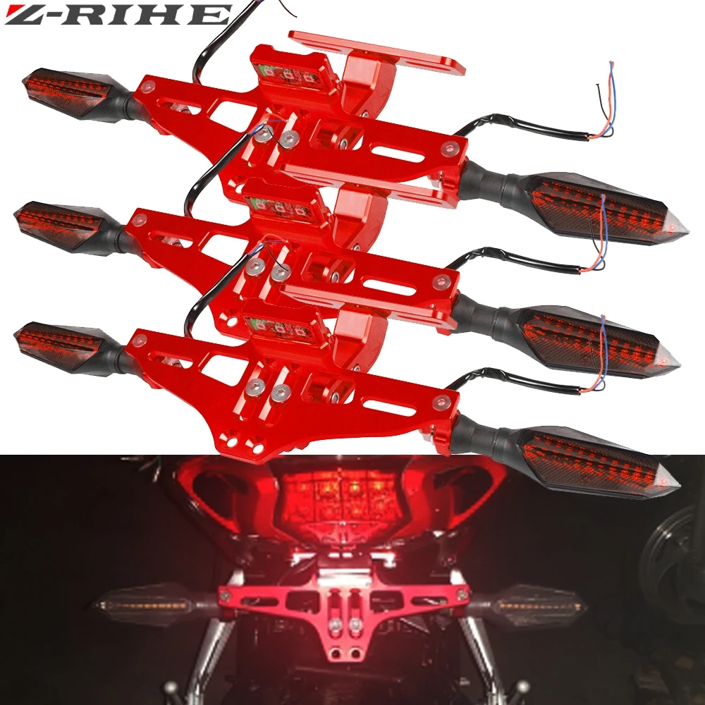 For honda dio msx125 gsr 750 yamaha mt10 fz6 suzuki ltz buell CNC Motorcycle accessories License Registration Plate Holder tidy
For honda dio msx125 gsr 750 yamaha mt10 fz6 suzuki ltz buell CNC Motorcycle accessories License Registration Plate Holder tidy