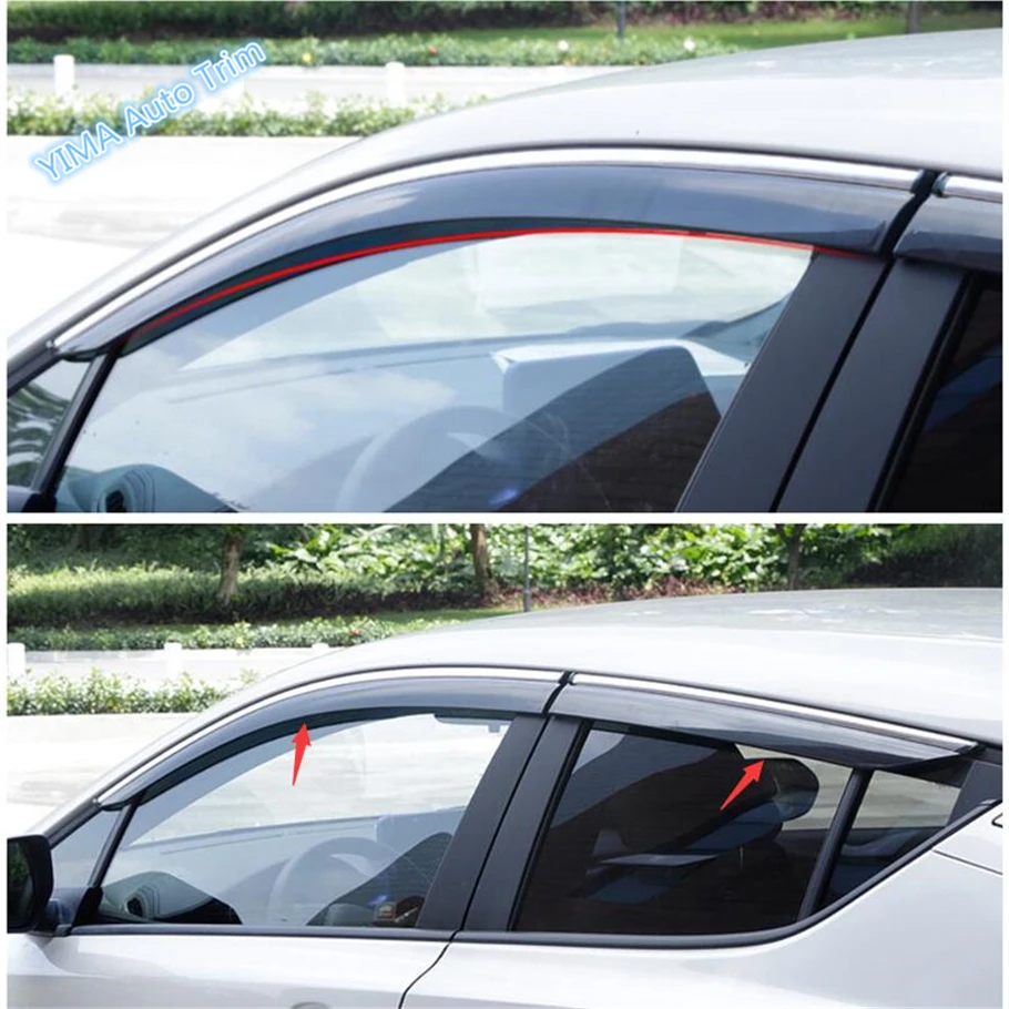 Lapetus Car Styling Window Visors Awnings Wind Rain Deflector Visor Guard Vent Cover Kit Fit For Toyota C-HR CHR 2016 - 2021
Lapetus Car Styling Window Visors Awnings Wind Rain Deflector Visor Guard Vent Cover Kit Fit For Toyota C-HR CHR 2016 - 2021