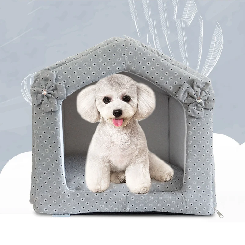 Princess Winter Warm Floral Pet House Fabric Dog Kennel Bed Gray Beige S L Puppy Small Medium Animal Cat Home With Cushion Goods
Princess Winter Warm Floral Pet House Fabric Dog Kennel Bed Gray Beige S L Puppy Small Medium Animal Cat Home With Cushion Goods