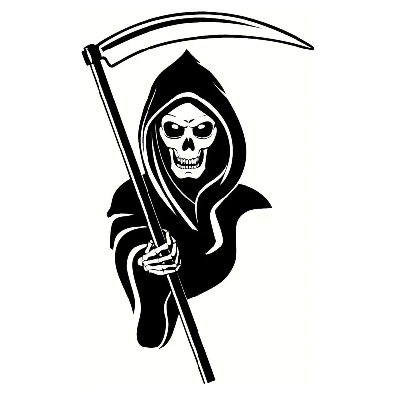 9.5*15.1CM Personalized Car Stickers Halloween Death Funny Motorcycle Vinyl Decals Black/Silver C7-1293
9.5*15.1CM Personalized Car Stickers Halloween Death Funny Motorcycle Vinyl Decals Black/Silver C7-1293