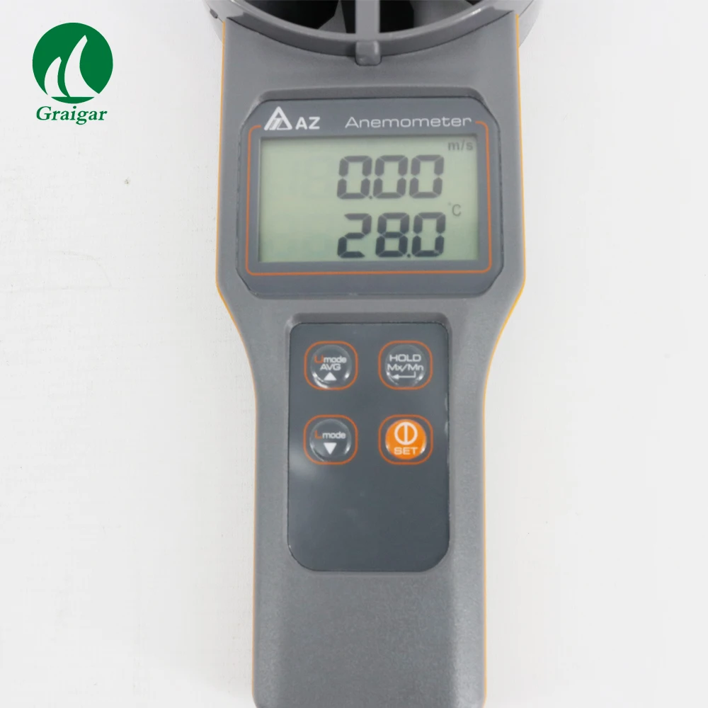 AZ8916 10 см лопастной температурный и Анемометр измеряет скорость воздуха, объем температуры
AZ8916 10 см лопастной температурный и Анемометр измеряет скорость воздуха, объем температуры