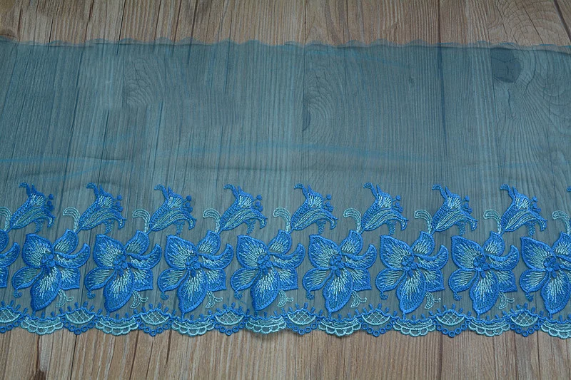 Width 20cm width High Quality Lace Fabric Blue Mesh Embroidered Dress Lace curtains Bedding Decorative Lace Trim 5Yards / Lot-HY
Width 20cm width High Quality Lace Fabric Blue Mesh Embroidered Dress Lace curtains Bedding Decorative Lace Trim 5Yards / Lot-HY