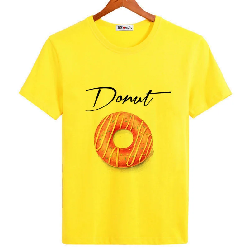 BGtomato beautiful donut printing t-shirt short sleeve summer funny shirts mens casual tops personality streetwear
BGtomato beautiful donut printing t-shirt short sleeve summer funny shirts mens casual tops personality streetwear