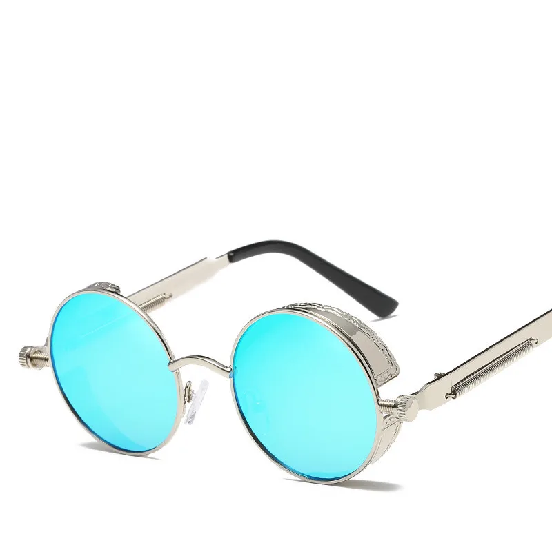 LONSY Fashion Steampunk Sunglasses Men Women Round Shades Brand Design Vintage Metal Gothic Sun Glasses Mirror UV400 
LONSY Fashion Steampunk Sunglasses Men Women Round Shades Brand Design Vintage Metal Gothic Sun Glasses Mirror UV400