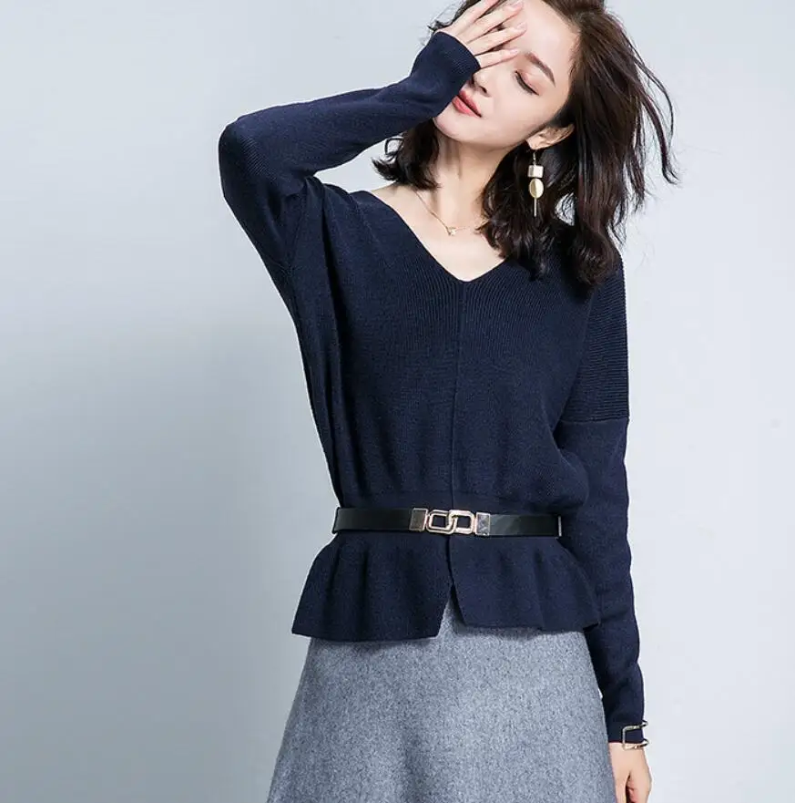 2020 Winter Autumn Knitted Sweaters Women Neck Oversize Casual Warm Loose Bat Sleeved Sweater pullovers
2020 Winter Autumn Knitted Sweaters Women Neck Oversize Casual Warm Loose Bat Sleeved Sweater pullovers