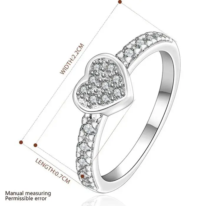 Оптовая Продажа 925 ювелирных изделий посеребренное кольцо серебряные модные