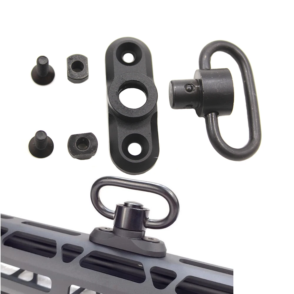 Push Button QD Rifle Sling Mount Adapter KeyMod Slings For Key Mod System And M-LOK Hunting
Push Button QD Rifle Sling Mount Adapter KeyMod Slings For Key Mod System And M-LOK Hunting