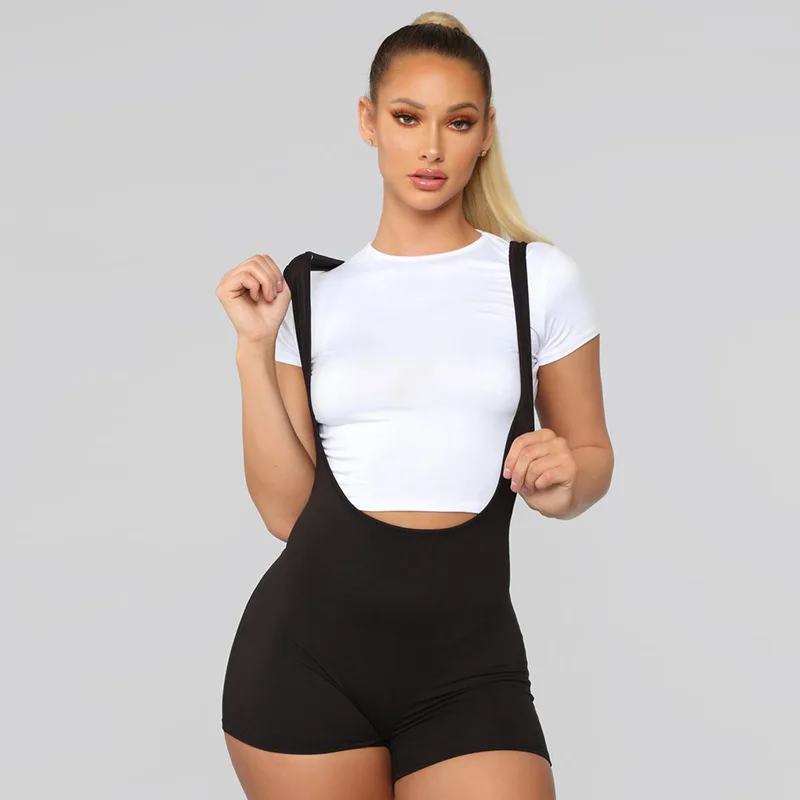 Women Solid Color Stretch GYM Sport Playsuit Summer Casual Overalls Shorts Bodycon Backless Leopard Fitness Straps Shorts Slim
Women Solid Color Stretch GYM Sport Playsuit Summer Casual Overalls Shorts Bodycon Backless Leopard Fitness Straps Shorts Slim