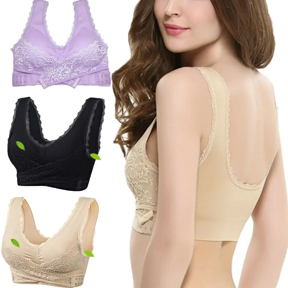 Hirigin Women Girl Solid Front Cross Side Buckle Wireless Lace Print Flod Bra Breathable Bras
Hirigin Women Girl Solid Front Cross Side Buckle Wireless Lace Print Flod Bra Breathable Bras