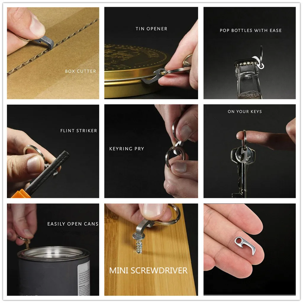 Fashion Multi-function Pocket Survial Tool Bottle Opener Multi-Tool Keyring Outdoor Multi-Purpose Gadget #ZH
Fashion Multi-function Pocket Survial Tool Bottle Opener Multi-Tool Keyring Outdoor Multi-Purpose Gadget #ZH
