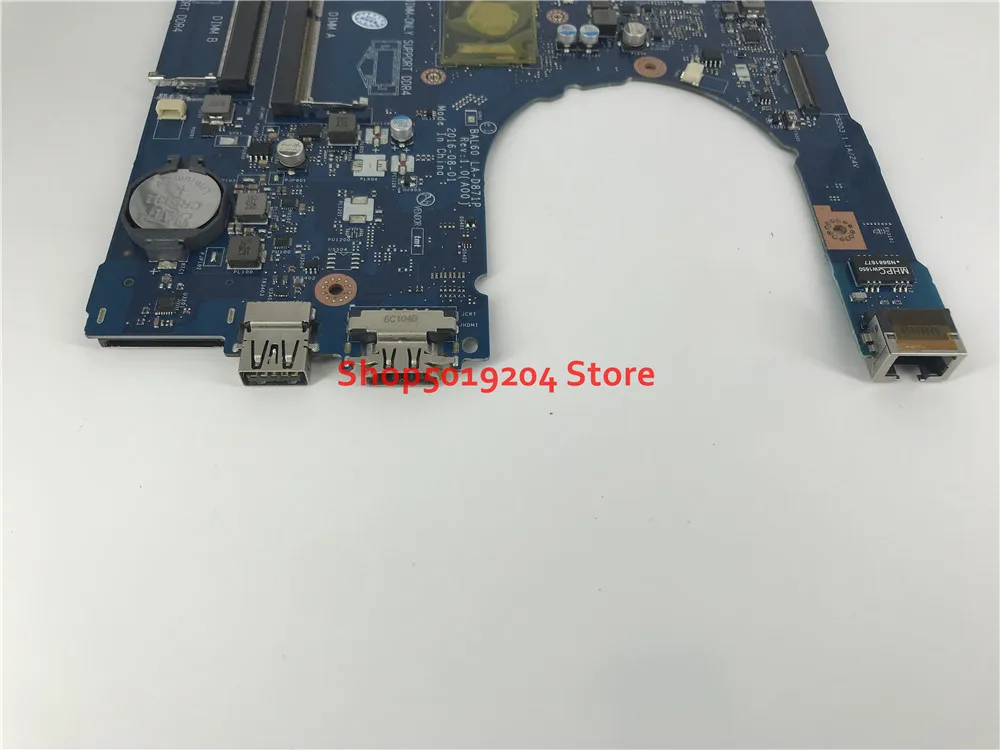 BAL60 LA-D871P For Dell Inspiron 5566 5468 5468D Laptop Motherboard i3-7100u DDR4 100% tese
BAL60 LA-D871P For Dell Inspiron 5566 5468 5468D Laptop Motherboard i3-7100u DDR4 100% tese