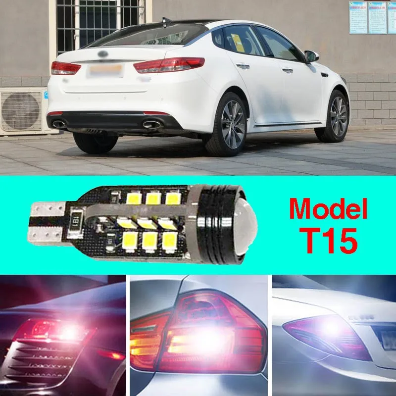 Error Free T15 Socket 360 Degrees Projector Lens LED Backup Reverse light R5 Chips Replacement Bulb For Kia K5
Error Free T15 Socket 360 Degrees Projector Lens LED Backup Reverse light R5 Chips Replacement Bulb For Kia K5