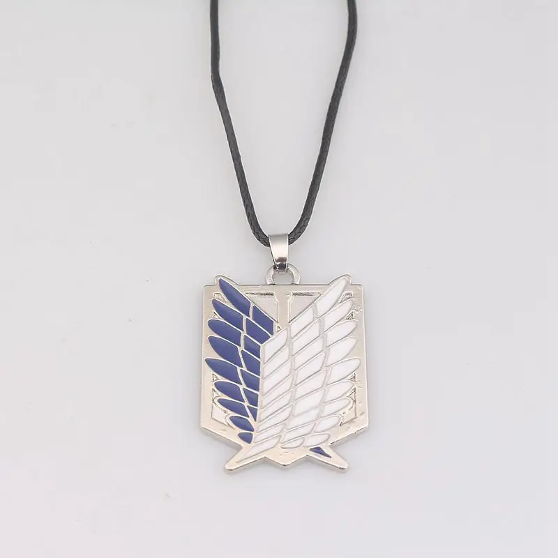 Hot Movie Attack on Titan Fashion Jewelry Choker Sieraden Geometric Square Angle Wing Necklace for Women and Men Accessories
Hot Movie Attack on Titan Fashion Jewelry Choker Sieraden Geometric Square Angle Wing Necklace for Women and Men Accessories