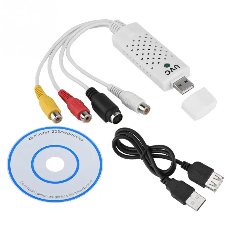 USB 2 0 видео приемник карта тв-тюнер DVD Аудио Захват Конвертор адаптер | Электроника