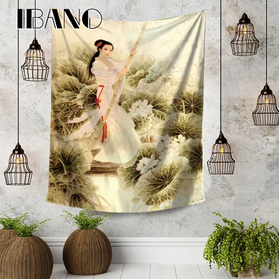 IBANO Chinese Painting Art Tapestry Wall Hanging Blanket Home Decoration for Bedroom Dorm Yoga Mat Table Cloth Thicker Tapestry
IBANO Chinese Painting Art Tapestry Wall Hanging Blanket Home Decoration for Bedroom Dorm Yoga Mat Table Cloth Thicker Tapestry