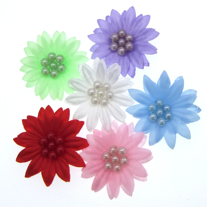 30Pcs Handmad Mixed Fancy 2 Layers Daisy Flower Bead Trim Fabric Flowers Applique For Craft Wedding Sewing accessories 3.2cm
30Pcs Handmad Mixed Fancy 2 Layers Daisy Flower Bead Trim Fabric Flowers Applique For Craft Wedding Sewing accessories 3.2cm