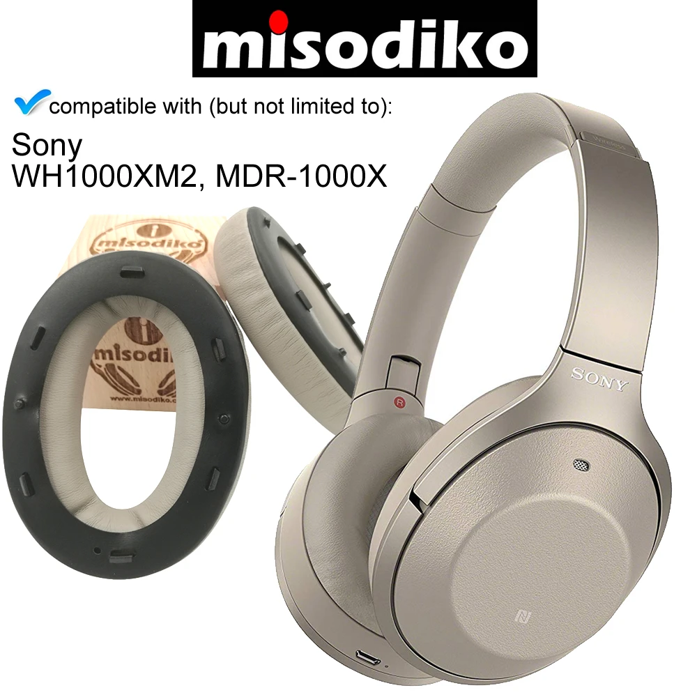 misodiko Replacement Ear Pads and Cups with Clip Ring Cushions Pads Kit - for Sony WH1000XM2, MDR-1000X Headphones Earpads
misodiko Replacement Ear Pads and Cups with Clip Ring Cushions Pads Kit - for Sony WH1000XM2, MDR-1000X Headphones Earpads