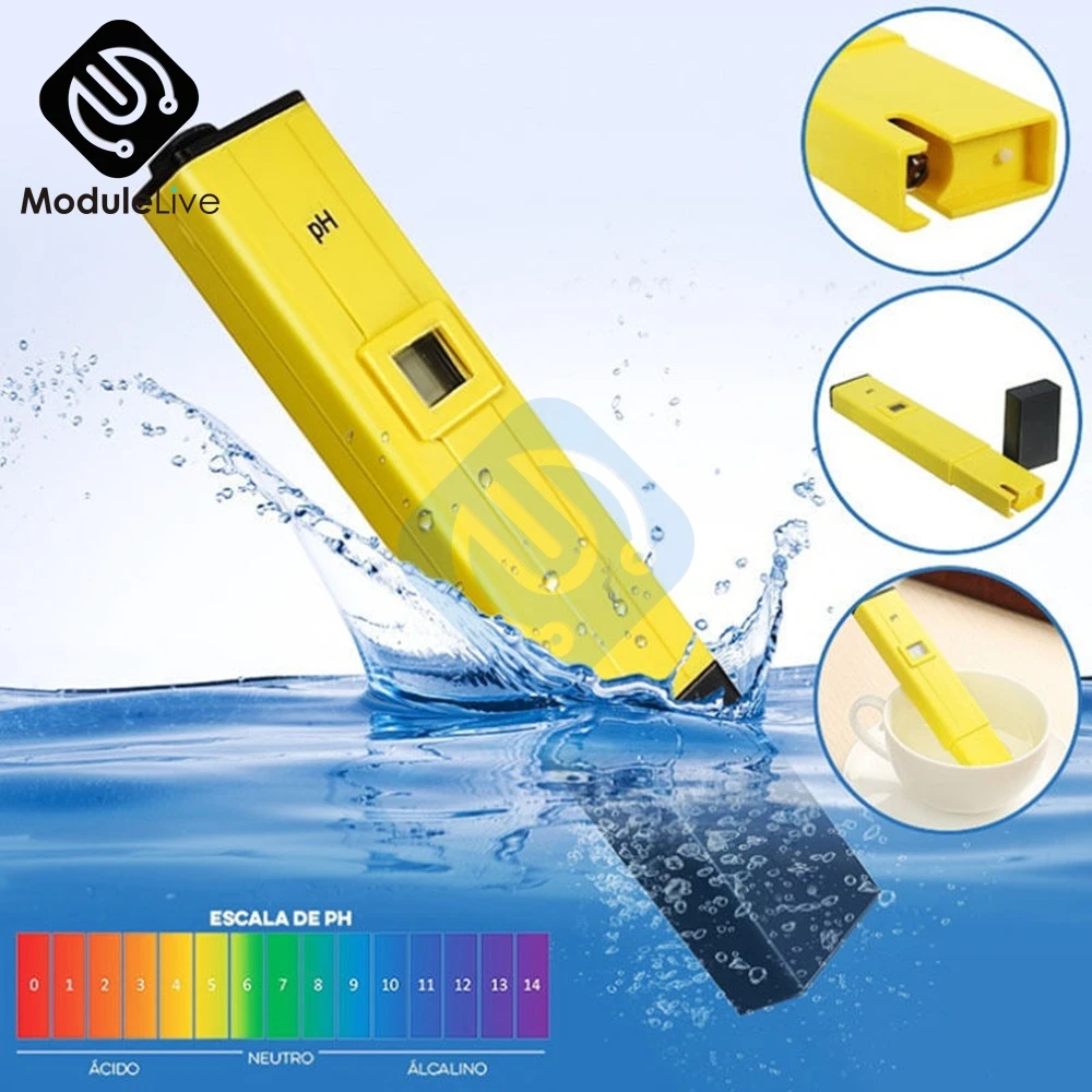 Digital pH meter Ph pen tester acidity water PH meter professional for Home school laboratory aquarium Aquaculture swimming pool
Digital pH meter Ph pen tester acidity water PH meter professional for Home school laboratory aquarium Aquaculture swimming pool