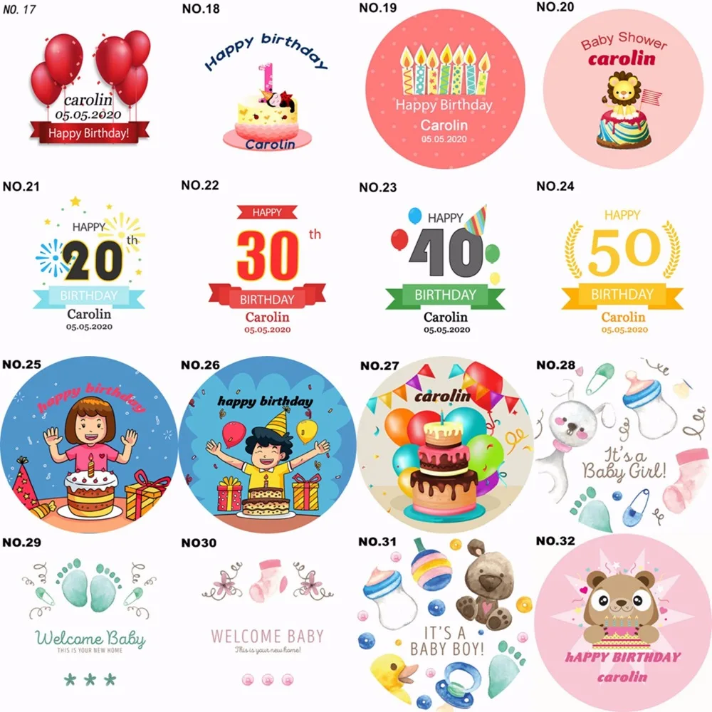1000pcs 5cm Personalized logo candy box Sticker gift Label Birthday baby shower Anniversary Decoration Birthday Party Decoration
1000pcs 5cm Personalized logo candy box Sticker gift Label Birthday baby shower Anniversary Decoration Birthday Party Decoration