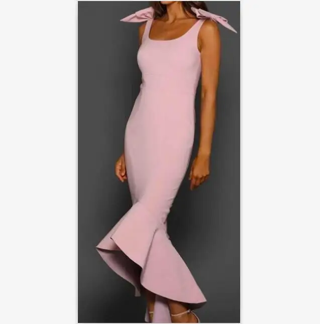 Mermaid Bandage Dress Elegant Celebrity Fashion Night Club Party Dresses Bodycon Sexy Women Pink Dress
Mermaid Bandage Dress Elegant Celebrity Fashion Night Club Party Dresses Bodycon Sexy Women Pink Dress