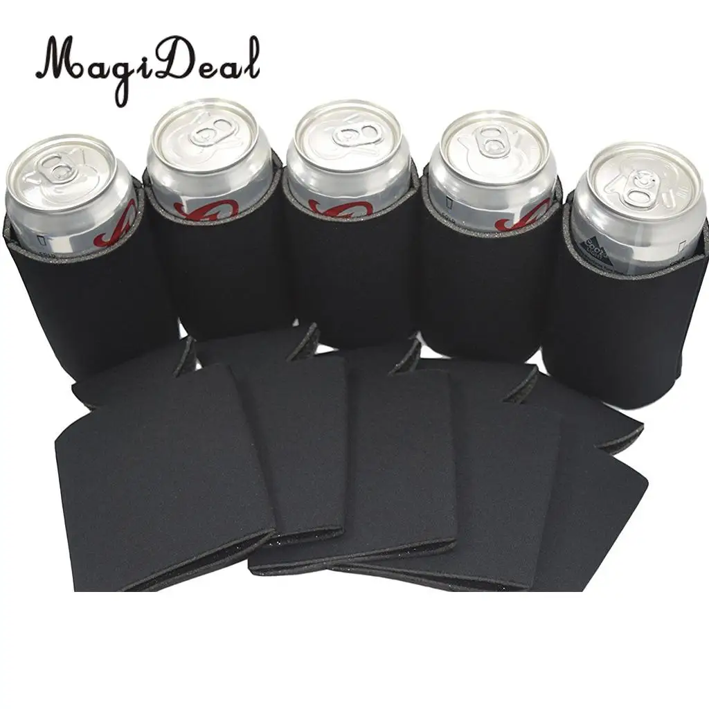 MagiDeal 5 Pieces Classic Neoprene Insulated Beer Can Cooler Soda Sleeve Covers Wraps Black
MagiDeal 5 Pieces Classic Neoprene Insulated Beer Can Cooler Soda Sleeve Covers Wraps Black