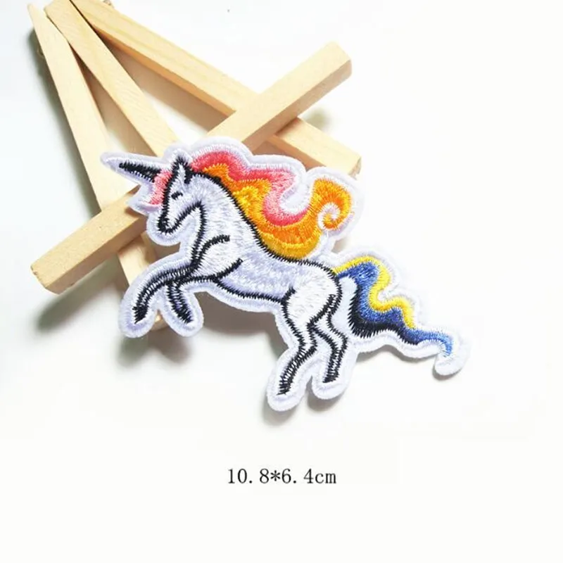 10pcs/lot Colorful Unicorn Patches for clothing Sew or Iron on Embroidered Decorative DIY Accessories Appliques Horse Parches
10pcs/lot Colorful Unicorn Patches for clothing Sew or Iron on Embroidered Decorative DIY Accessories Appliques Horse Parches