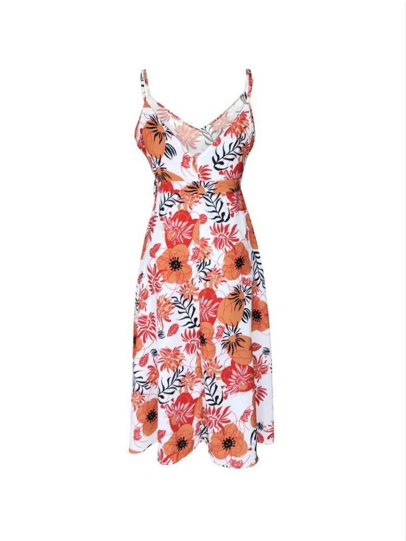 Fashion Sexy V-neck Sleeveless Printed Summer Dress Women 2020 Floral Maxi Spaghetti Strap Dress Women
Fashion Sexy V-neck Sleeveless Printed Summer Dress Women 2020 Floral Maxi Spaghetti Strap Dress Women