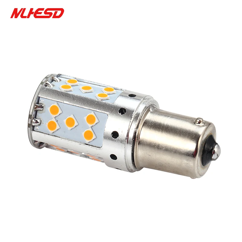 2 шт. 1156 BAU15S P21W PY21W светодиодный Canbus S25 3030 35SMD авто тормоз заднего хода DRL задние