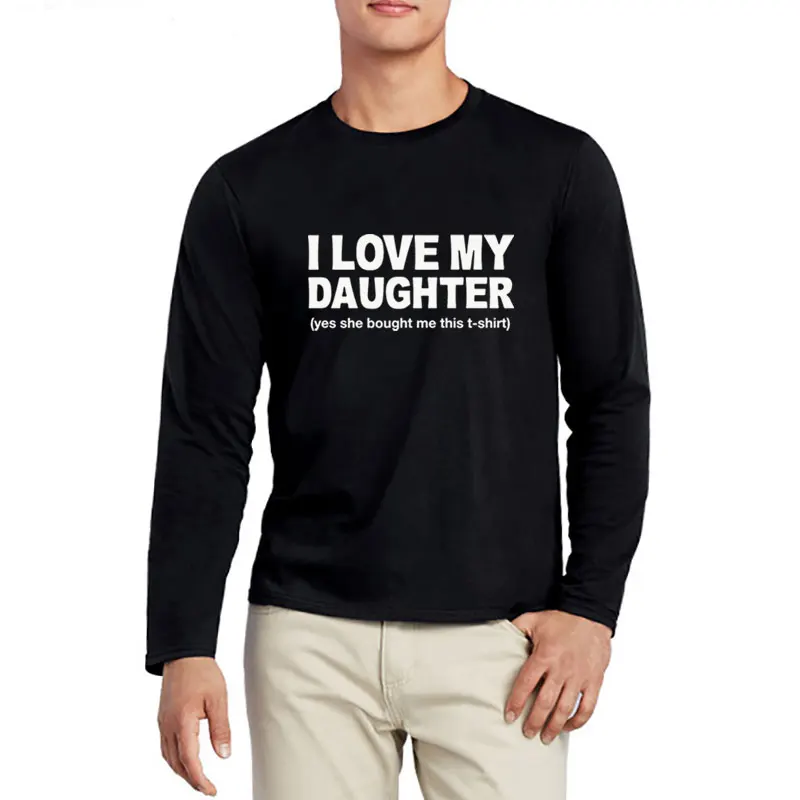 Autumn New long Sleeve I love my daughter t shirt t-shirt t shirt birthday gifts ideas for dad daddy fathers day present tops
Autumn New long Sleeve I love my daughter t shirt t-shirt t shirt birthday gifts ideas for dad daddy fathers day present tops
