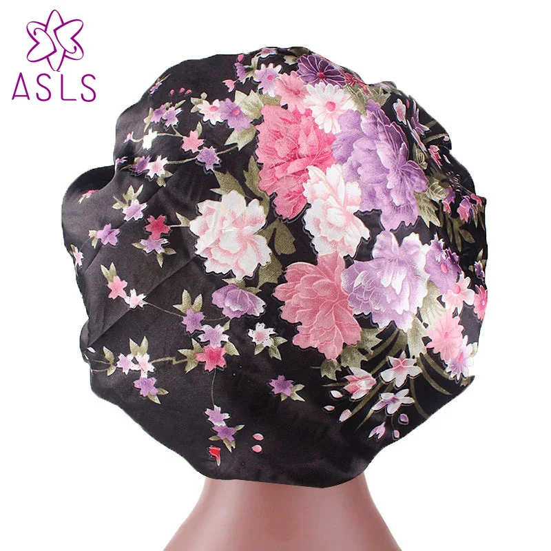 Fast shipping Womens Sleep Night Cap Wide Band floral print Satin Bonnet Beanie Springy Hair For Hair Beauty Care Cap Chemo
Fast shipping Womens Sleep Night Cap Wide Band floral print Satin Bonnet Beanie Springy Hair For Hair Beauty Care Cap Chemo