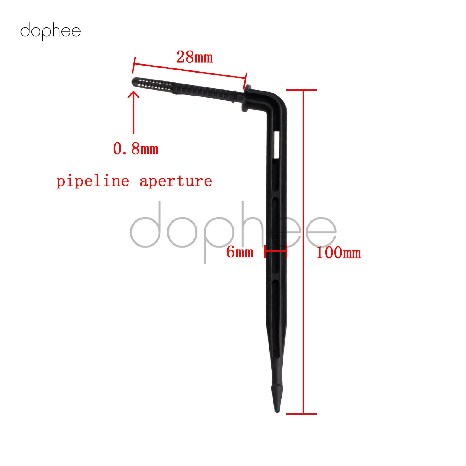 dophee 100 Pcs Drip Emitter Curved Arrow Micro Flowers Drops Water Saving Practical Garden Micro Drip Irrigation Equipment
dophee 100 Pcs Drip Emitter Curved Arrow Micro Flowers Drops Water Saving Practical Garden Micro Drip Irrigation Equipment