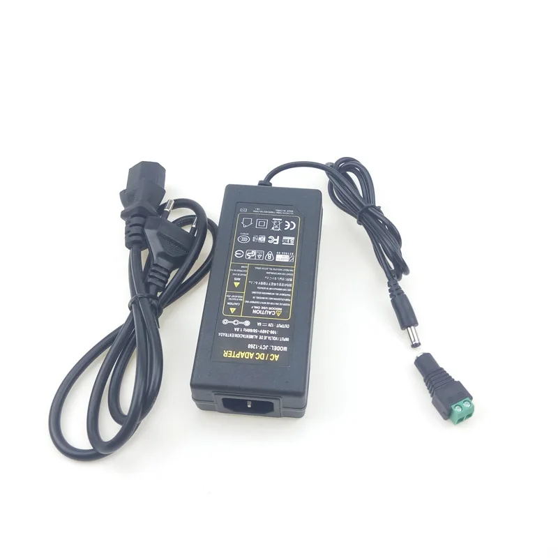 6A AC Adapter 72W LED Light Power Supply AC 110V 220V 240V to DC 12 Volt + Female Connector for 5m 5630 5050 300LED Strip DHL
6A AC Adapter 72W LED Light Power Supply AC 110V 220V 240V to DC 12 Volt + Female Connector for 5m 5630 5050 300LED Strip DHL